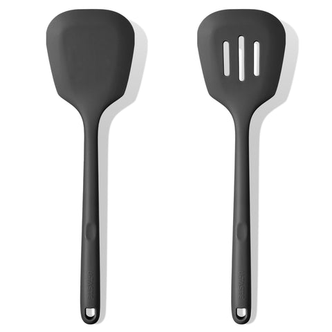 Espátula U-Taste de silicona resistente al calor para voltear sin pegar en la cocina.
