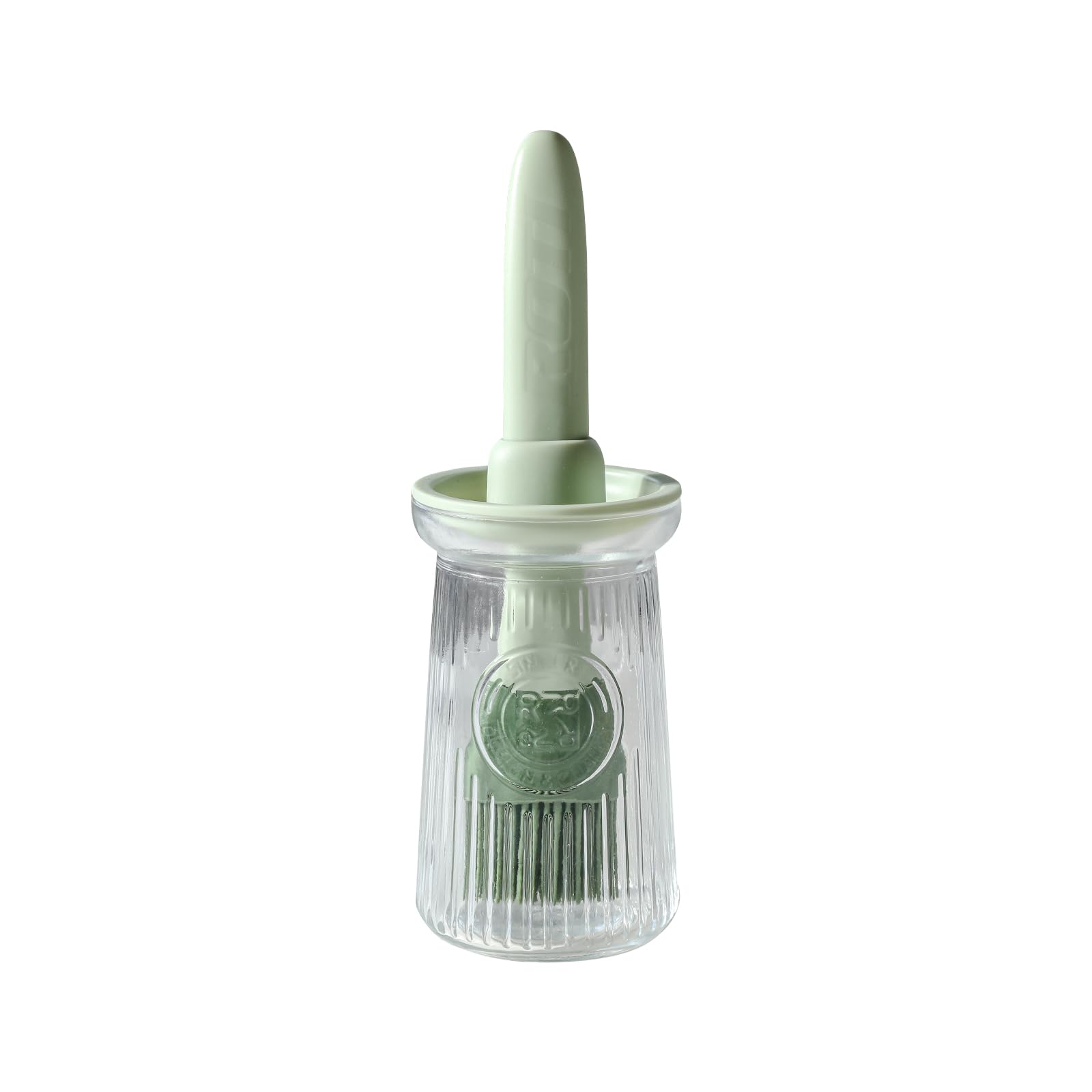 Uteynee dispensador de aceite con brocha de silicona para aplicar aceite de forma precisa