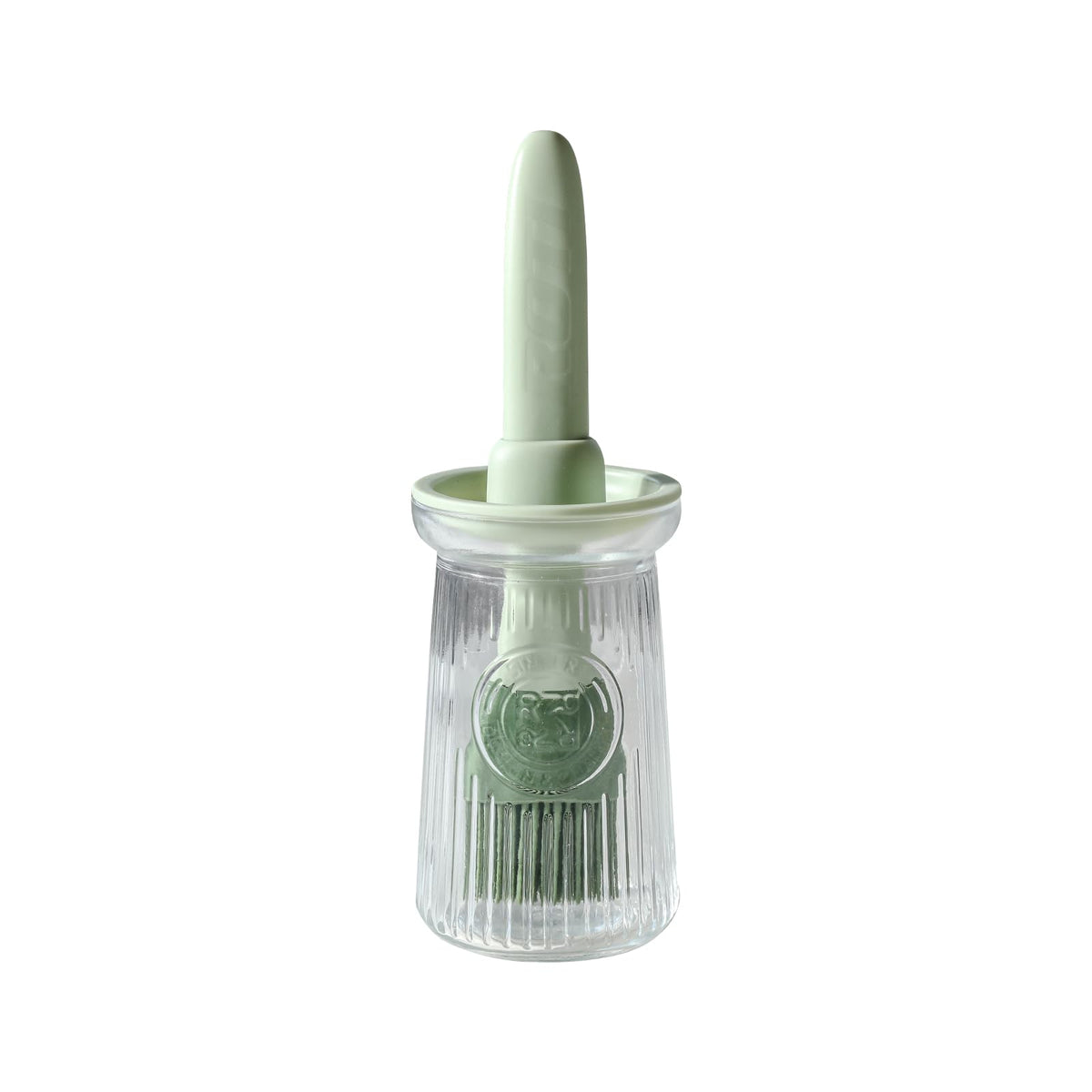 Uteynee dispensador de aceite con brocha de silicona para aplicar aceite de forma precisa