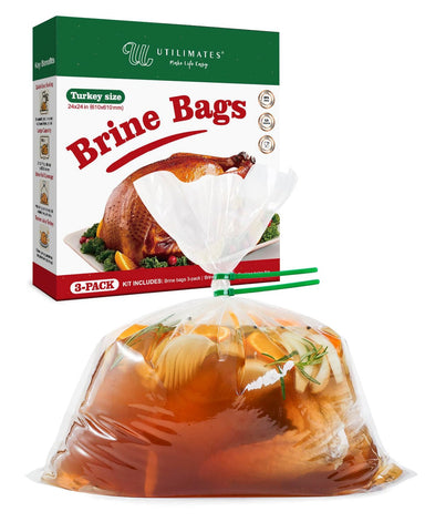 UTILIMATES bolsa salmuera pavo fondo-fuelle: cobertura total para una salmuera uniforme.
