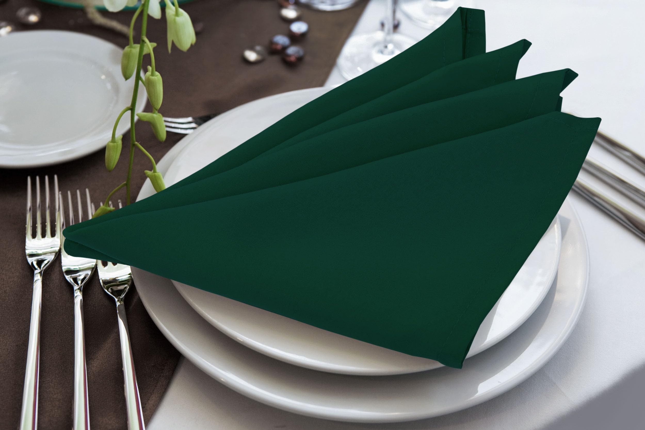 Utopia Home servilletas verde bosque aptas para restaurantes y bodas