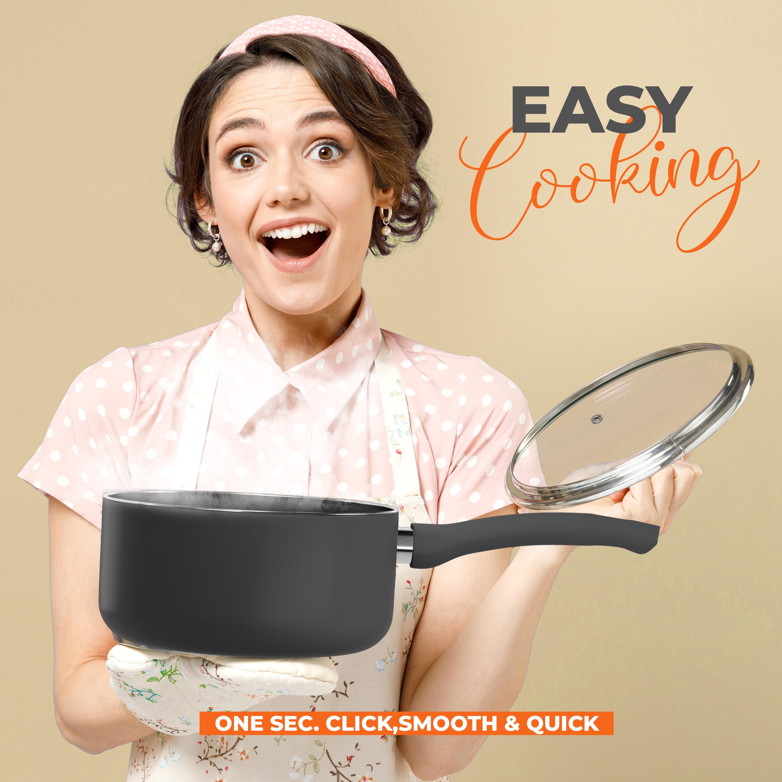 Cazo Utopia Kitchen multiuso para pasta, salsas y platos principales.