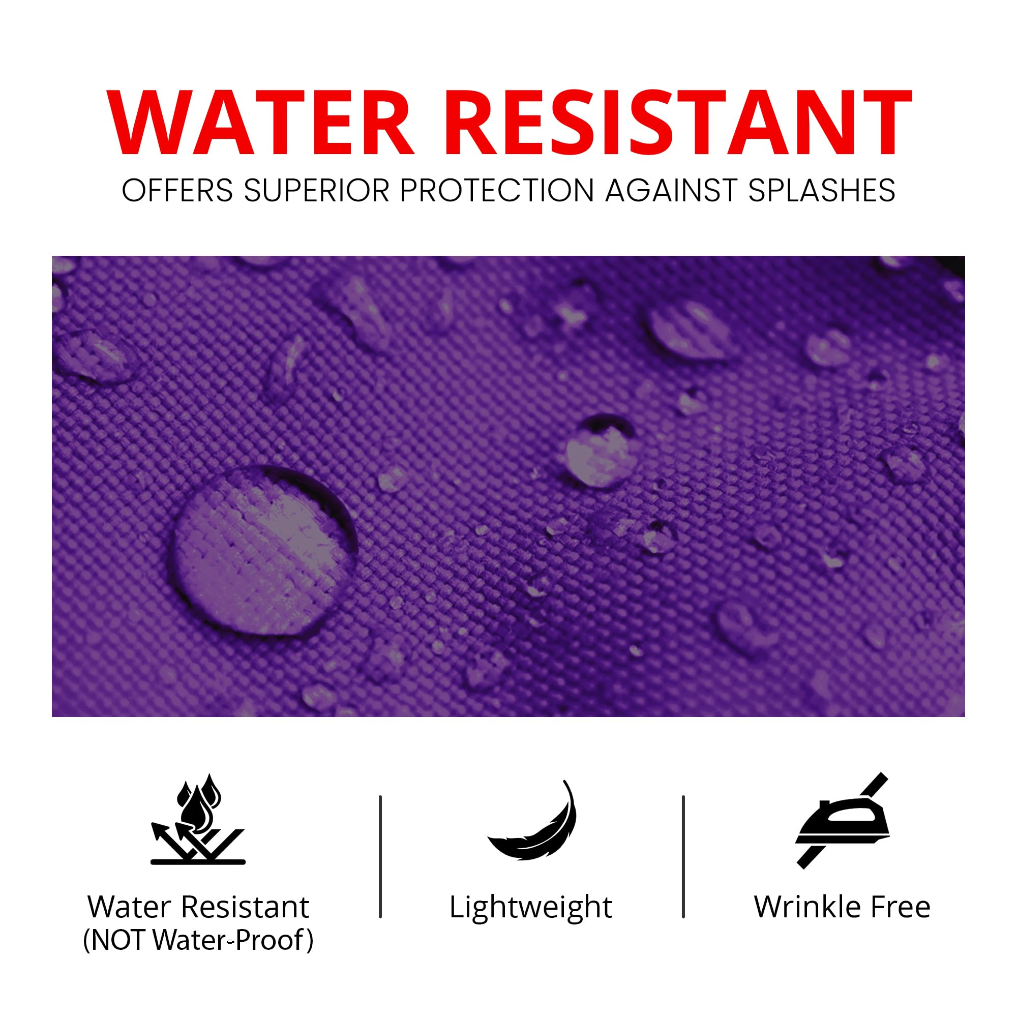 Delantal bib resistente al agua y al aceite, protege la ropa durante la preparación.