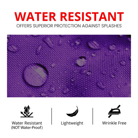 Delantal bib resistente al agua y al aceite, protege la ropa durante la preparación.