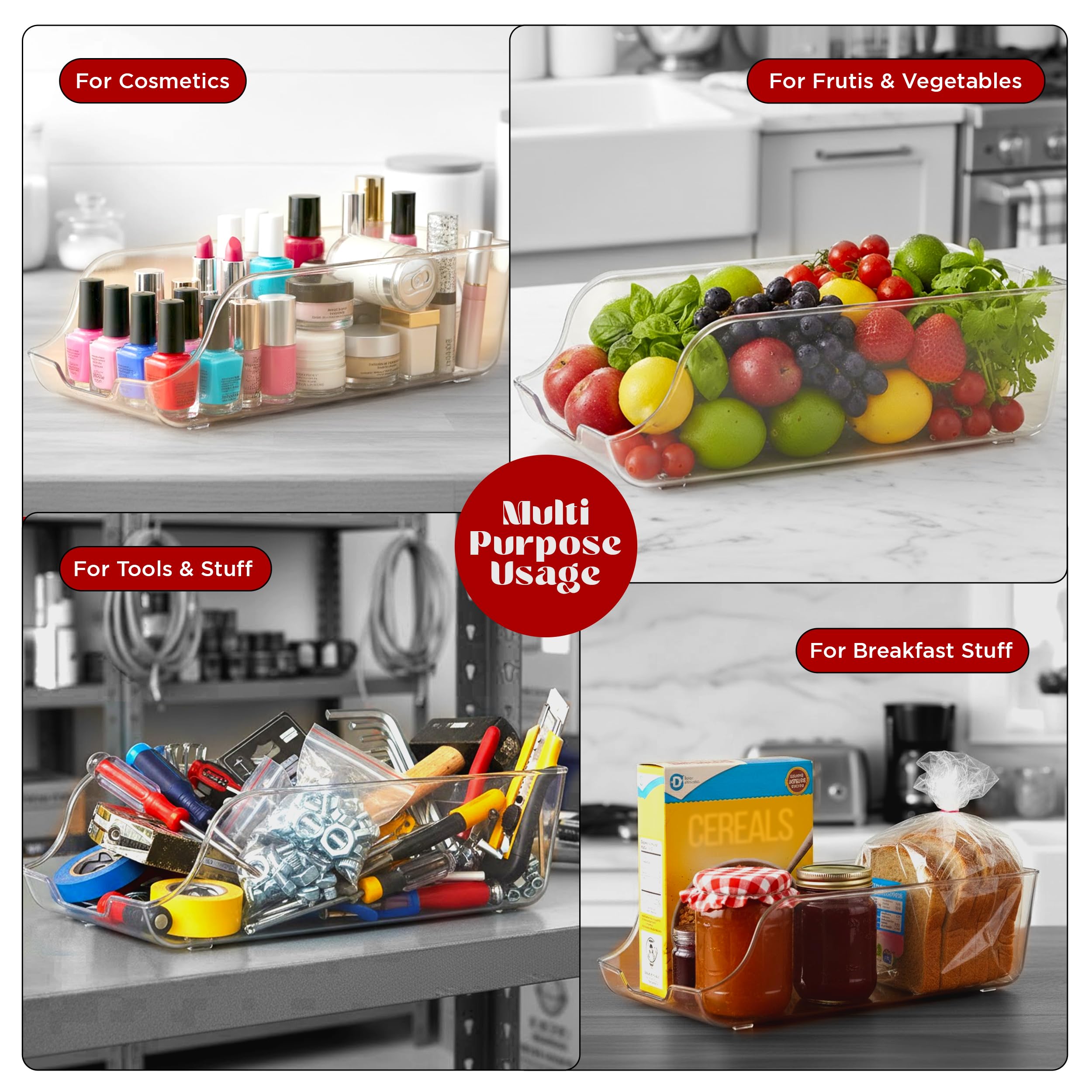 Diseno claro y duradero de Utopia Kitchen para organización