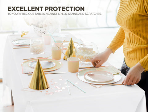 Mantel de Utopia Kitchen para fiestas, diseño práctico y atractivo.