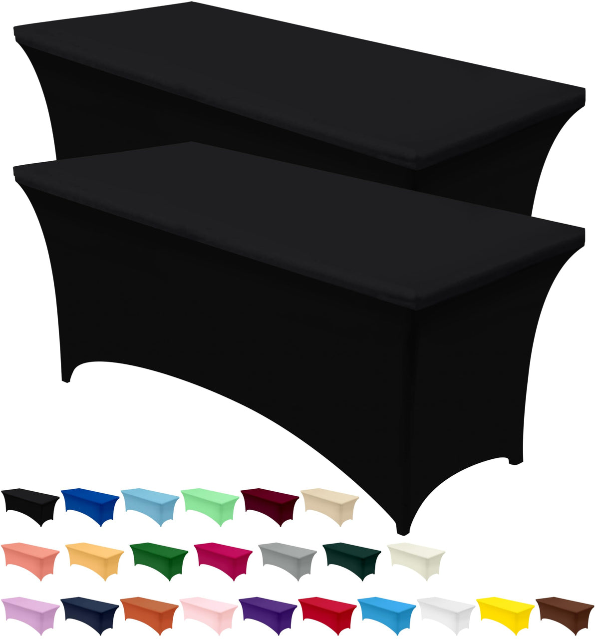 Mantel elastano de Utopia Kitchen para mesa de 4 pies con ajuste seguro.