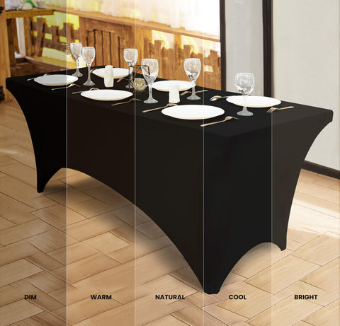 Mantel elastano de Utopia Kitchen: fácil cuidado, lavado y secado suave.