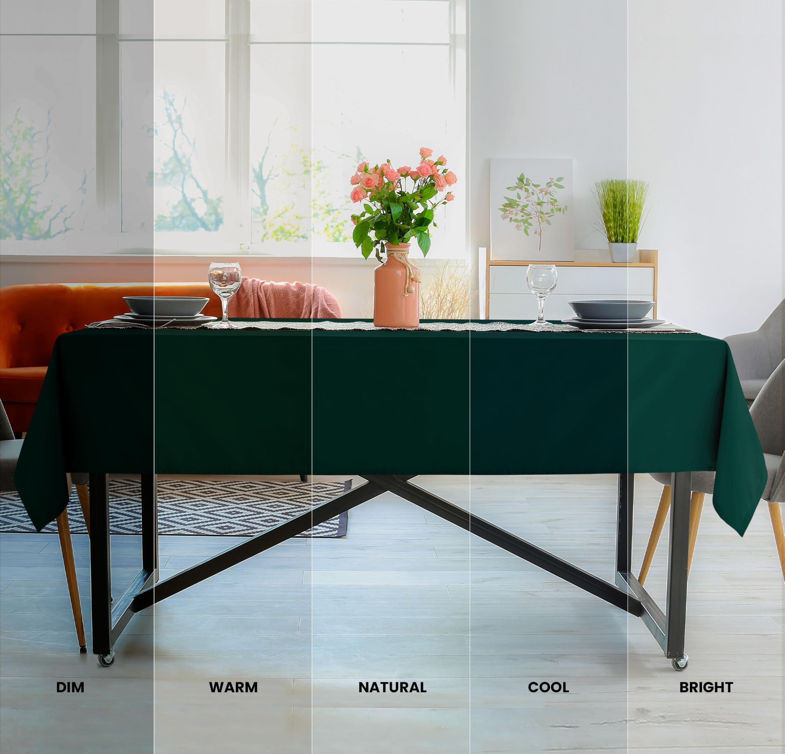 Manteles para uso en eventos con estilo de Utopia Kitchen.