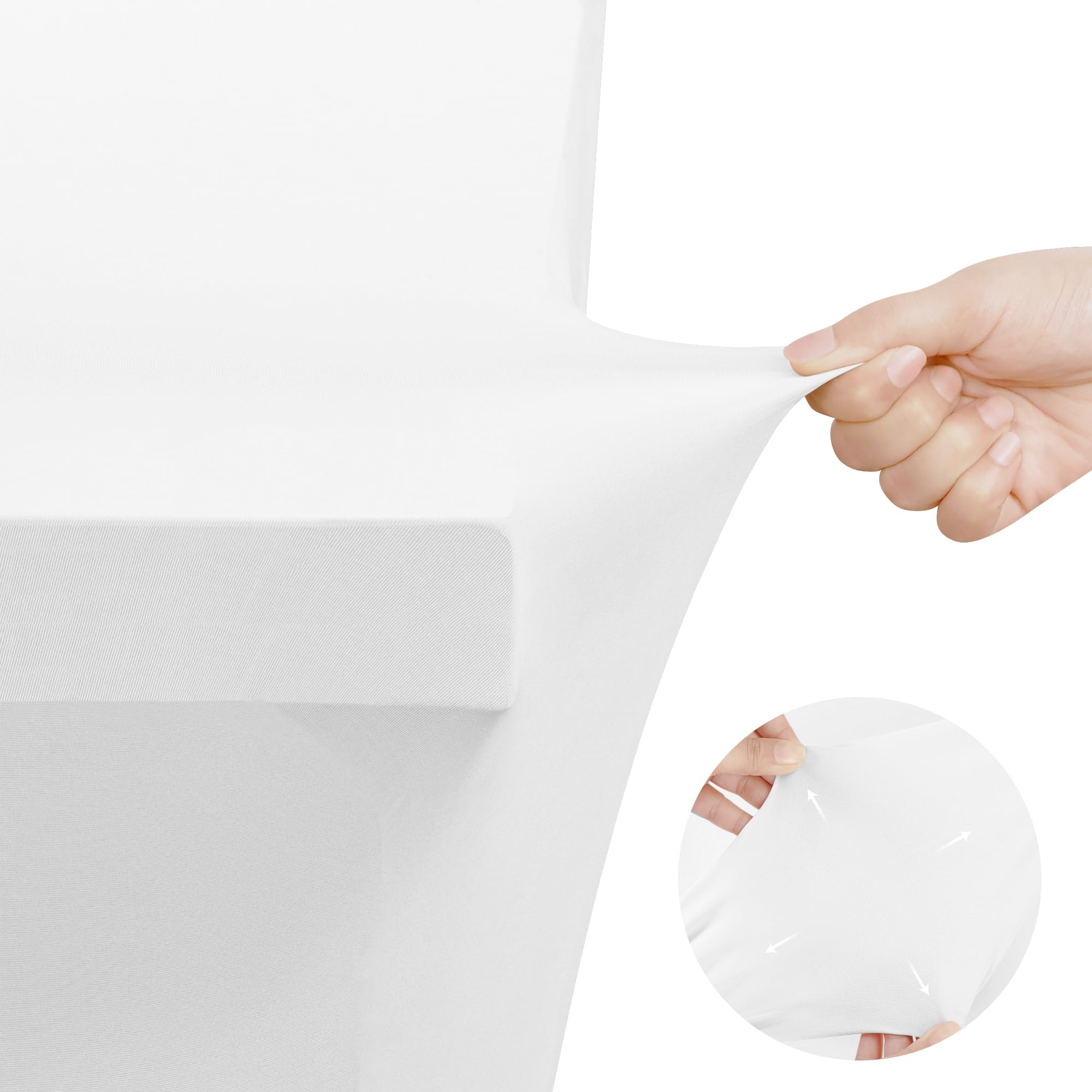 Lavado a máquina fácil, mantiene forma y color tras lavados