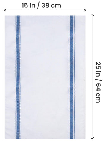 Utopia Towels: toallas de cocina con franja lateral para un toque elegante.