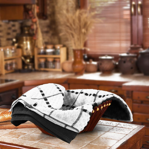 Utopia Towels, set de paños de cocina 12 unidades para secar platos