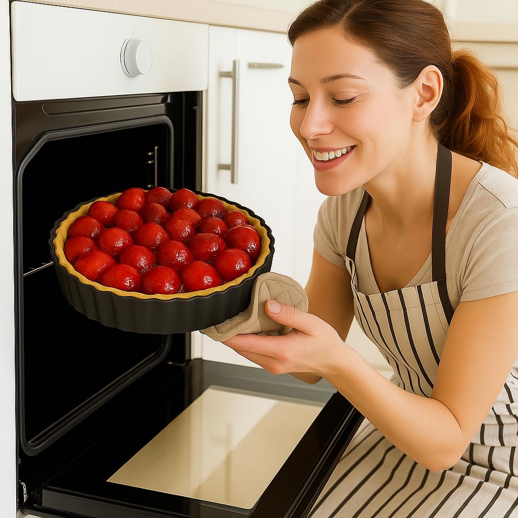 UWILLION Sartén para tartas versátil para quiches y pasteles.