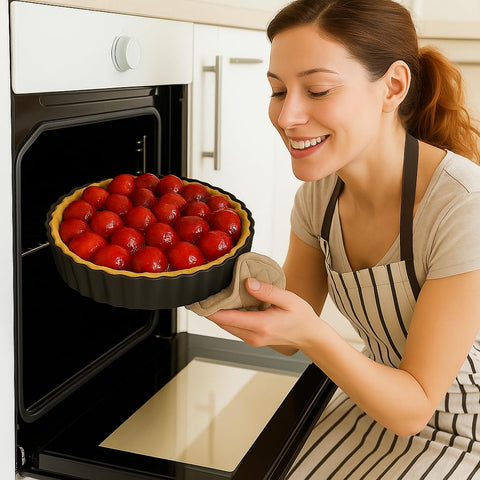 UWILLION Sartén para tartas versátil para quiches y pasteles.
