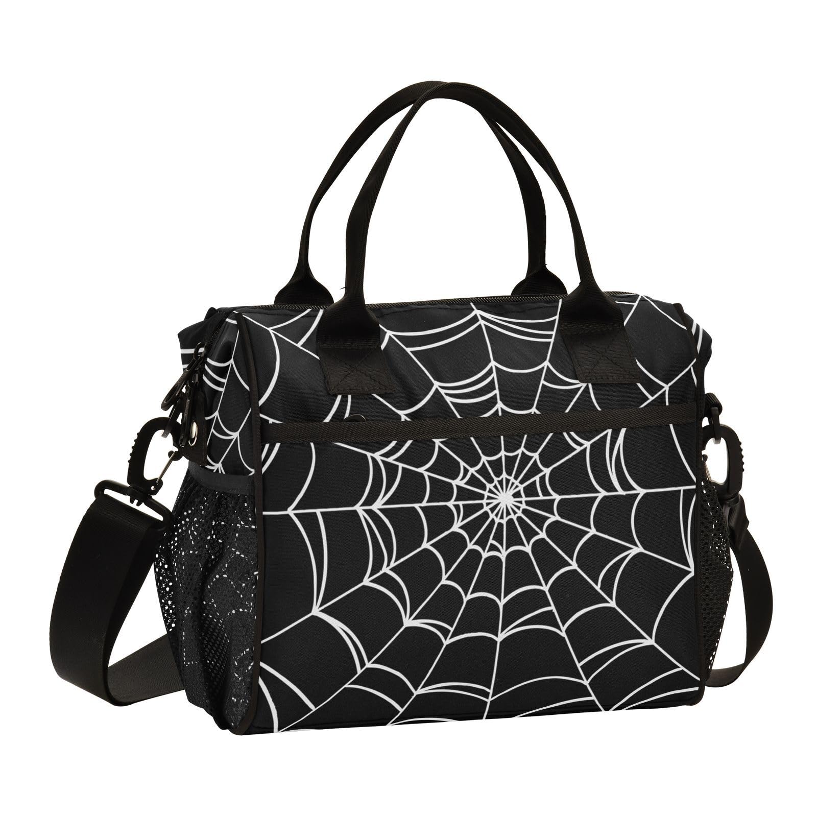 UWSG Goth Araña bolsa de almuerzo frontal, diseño distintivo y práctico