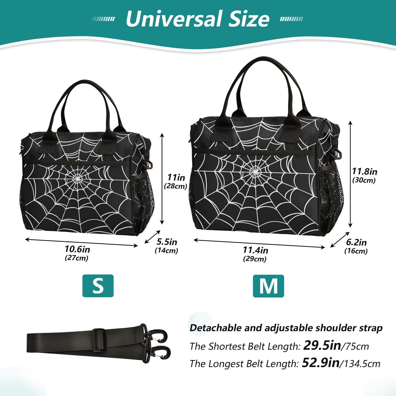 Interior de la bolsa UWSG Goth Araña, aislamiento para conservar temperatura