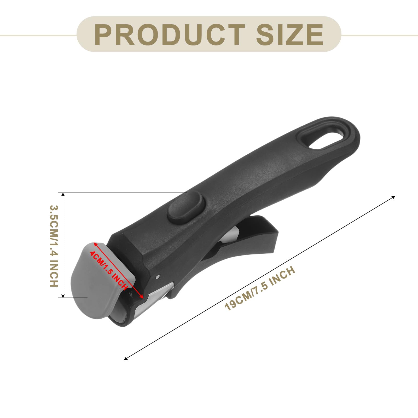 uxcell mango ergonomico para cocina brinda agarre comodo y menos esfuerzo