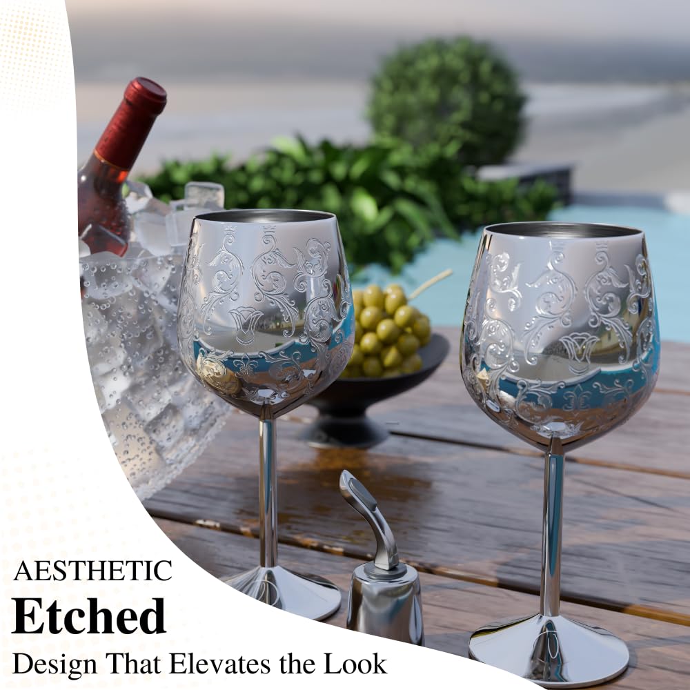 Vaanshie vasos vino royal touch elegantes y resistentes