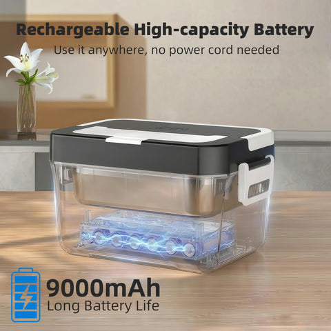 Capacidad de 1.2L para una comida completa caliente