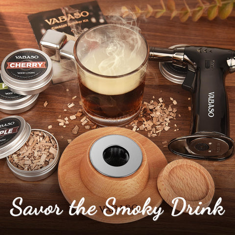 Vabaso chips de madera con sabores para cócteles y platos ahumados