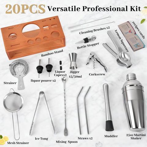 Vabaso shaker de 25 onzas, acero inoxidable para cócteles frescos