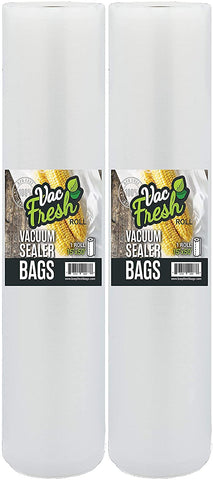 Vac-Fresh Roll bolsa 15x50 con sellado hermético para conservar alimentos.