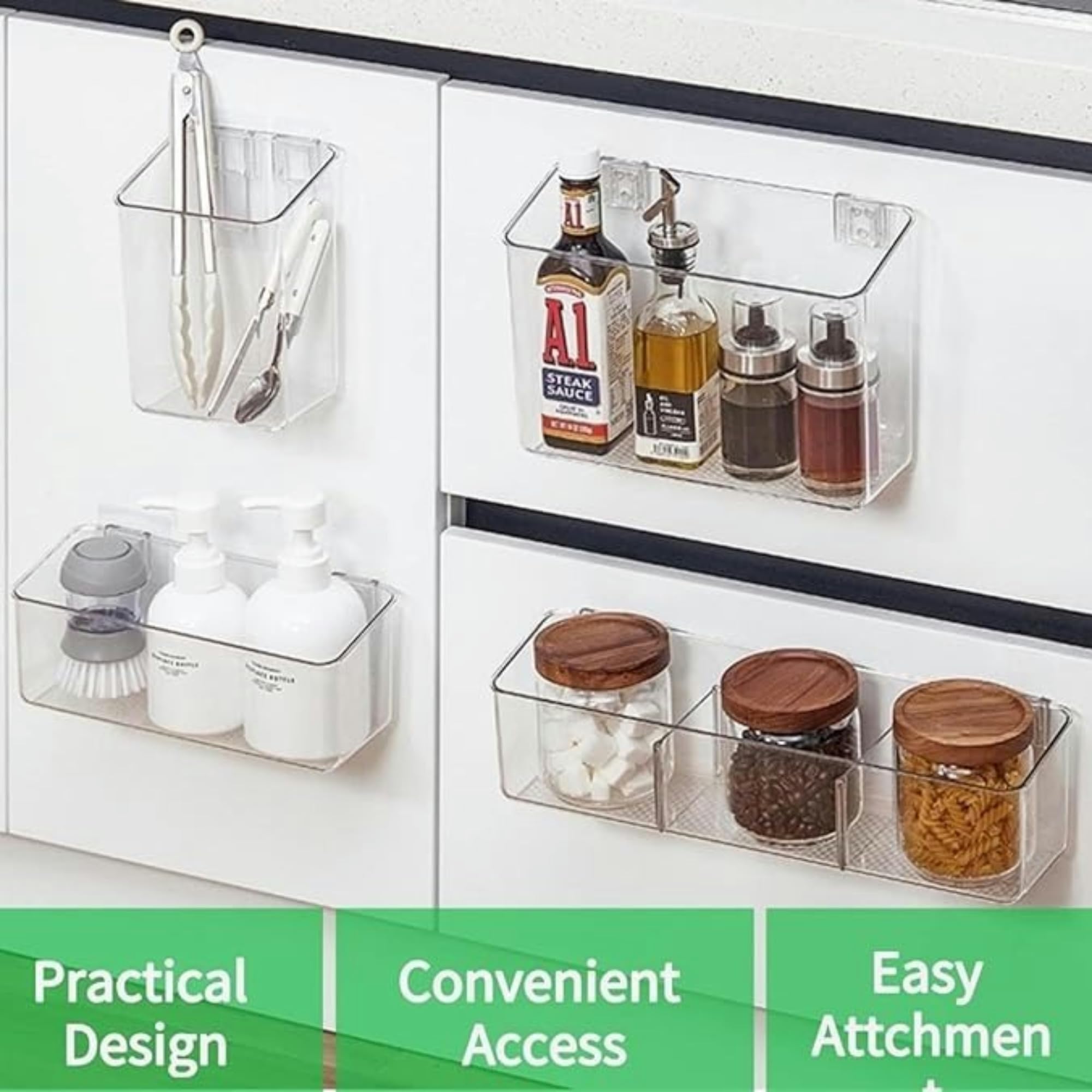 Vacane organizador despensa cocina mantiene artículos ordenados y al alcance.