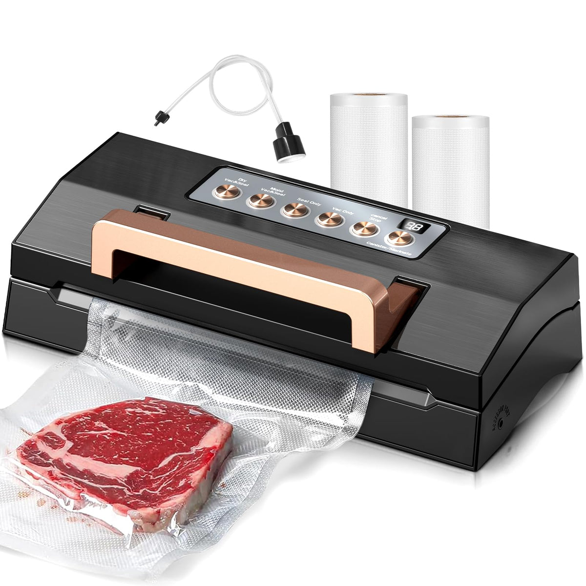 VACAPEX sistema-de-sellado-10-en-1 preciso para conservar frescura de alimentos.