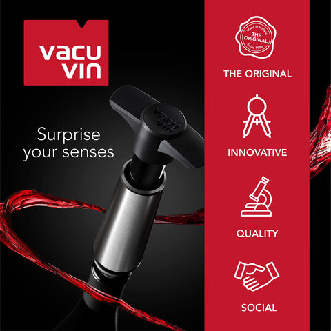 Vacuvin Active Cooler, origen Países Bajos, diseño práctico y de calidad.