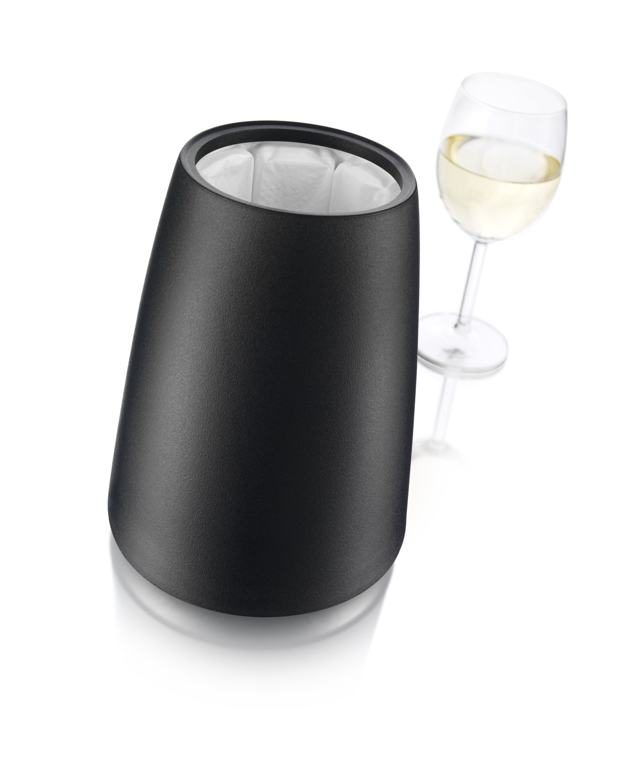 Vacuvin negro para eventos: mantiene bebidas frías.