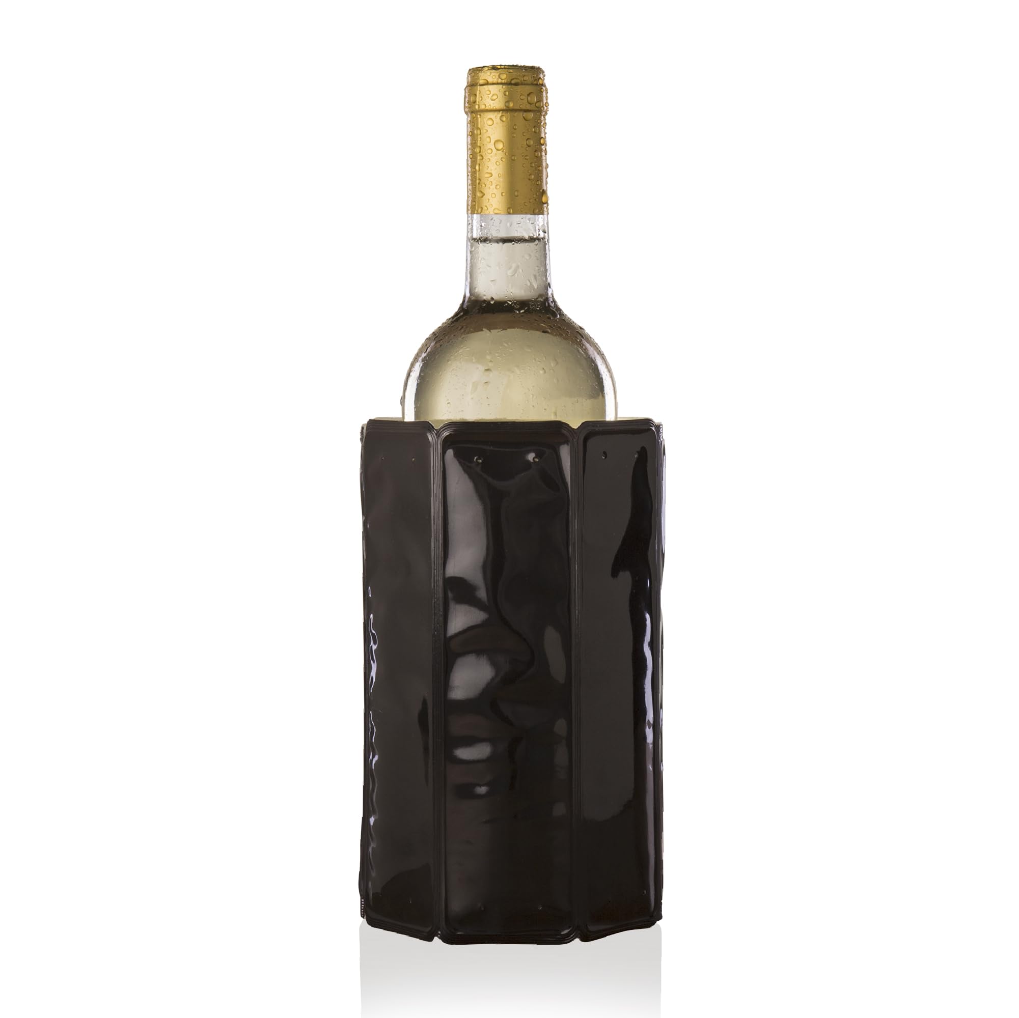 Vacuvin manga enfriadora de vino platino en botella 750 ml para enfriamiento rápido.