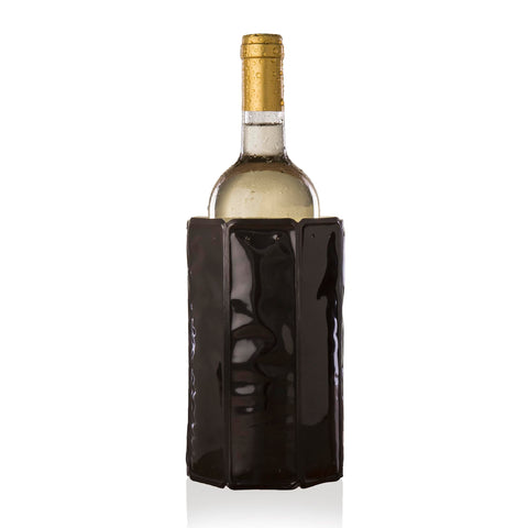 Vacuvin manga enfriadora de vino platino en botella 750 ml para enfriamiento rápido.