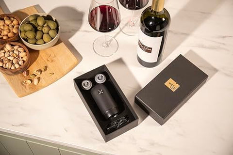 Tapones Vacu Vin con cierre hermetico para alargar la vida del vino.
