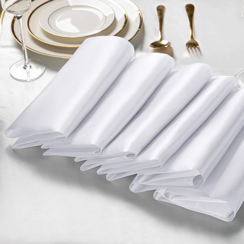 VACVELT servilletas satin rosa 17x17 ideales para fiestas y banquetes.