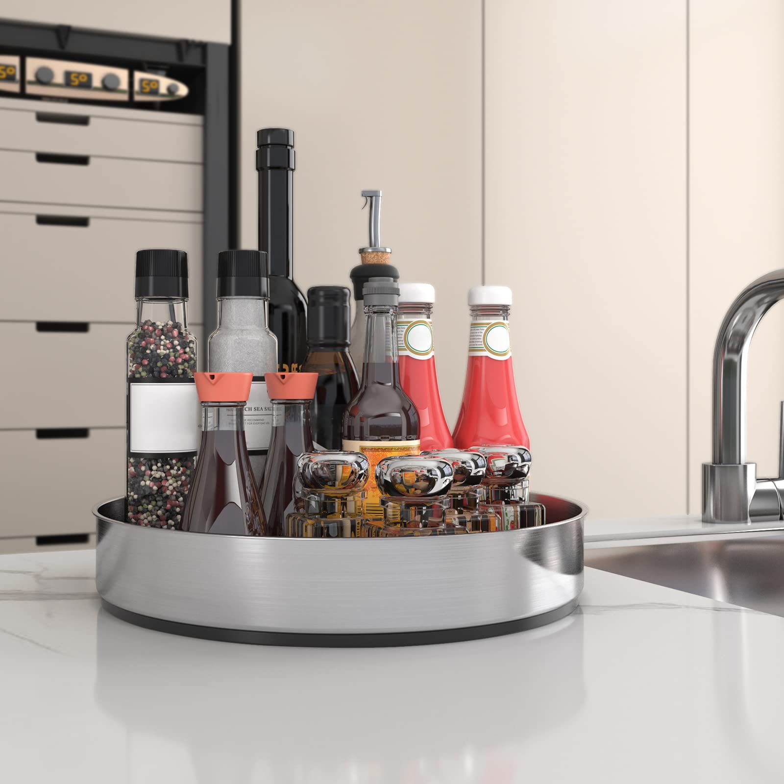 VAEHOLD frigorifico giro: frutas y bebidas bien organizadas