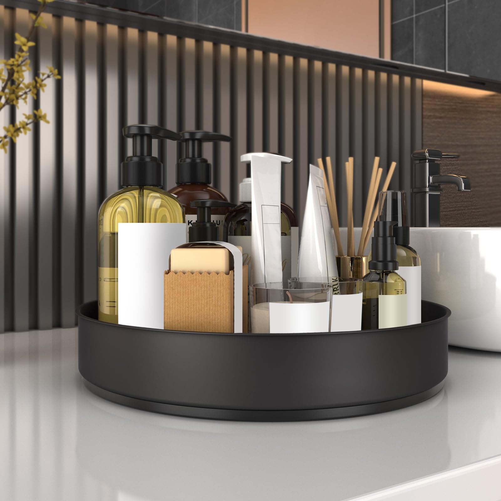 VAEHOLD Lazy Susan para baño tocador maquillaje y higiene.