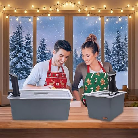 Väeske sous-vide 26qt contenedor para porciones grandes y banquetes