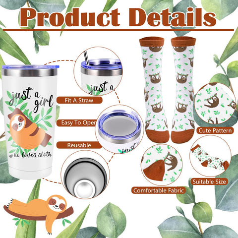 VAIPI bolso cosméticos con diseño de perezoso, práctico para organizar maquillaje y objetos.
