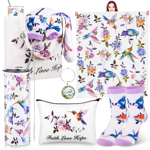 Colcha VAIPI de franela con colibrí, suave y cálida para noches cómodas