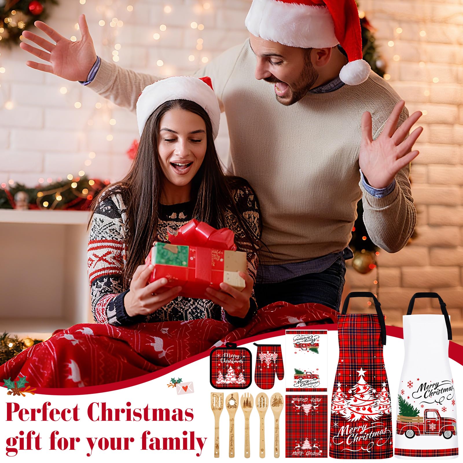 VAIPI set regalo de Navidad para cocina, listo para fiestas