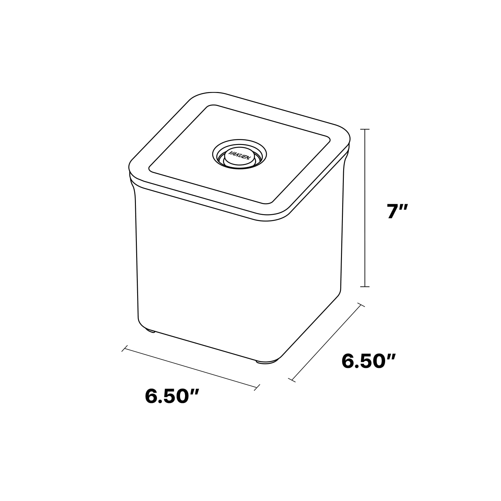 Apto para microondas y lavavajillas, almacenamiento higiénico diario con Vakuen.