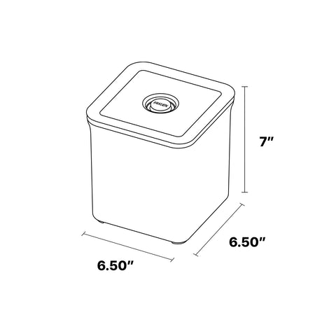 Apto para microondas y lavavajillas, almacenamiento higiénico diario con Vakuen.