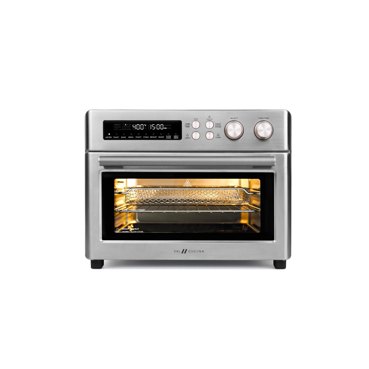 VAL CUCINA horno infrarrojo-aire: cocción rápida y uniforme.