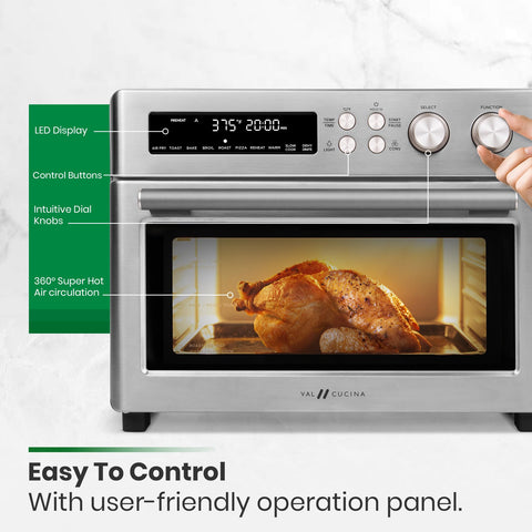 VAL CUCINA potencia-1750w: cocción rápida y eficiente.