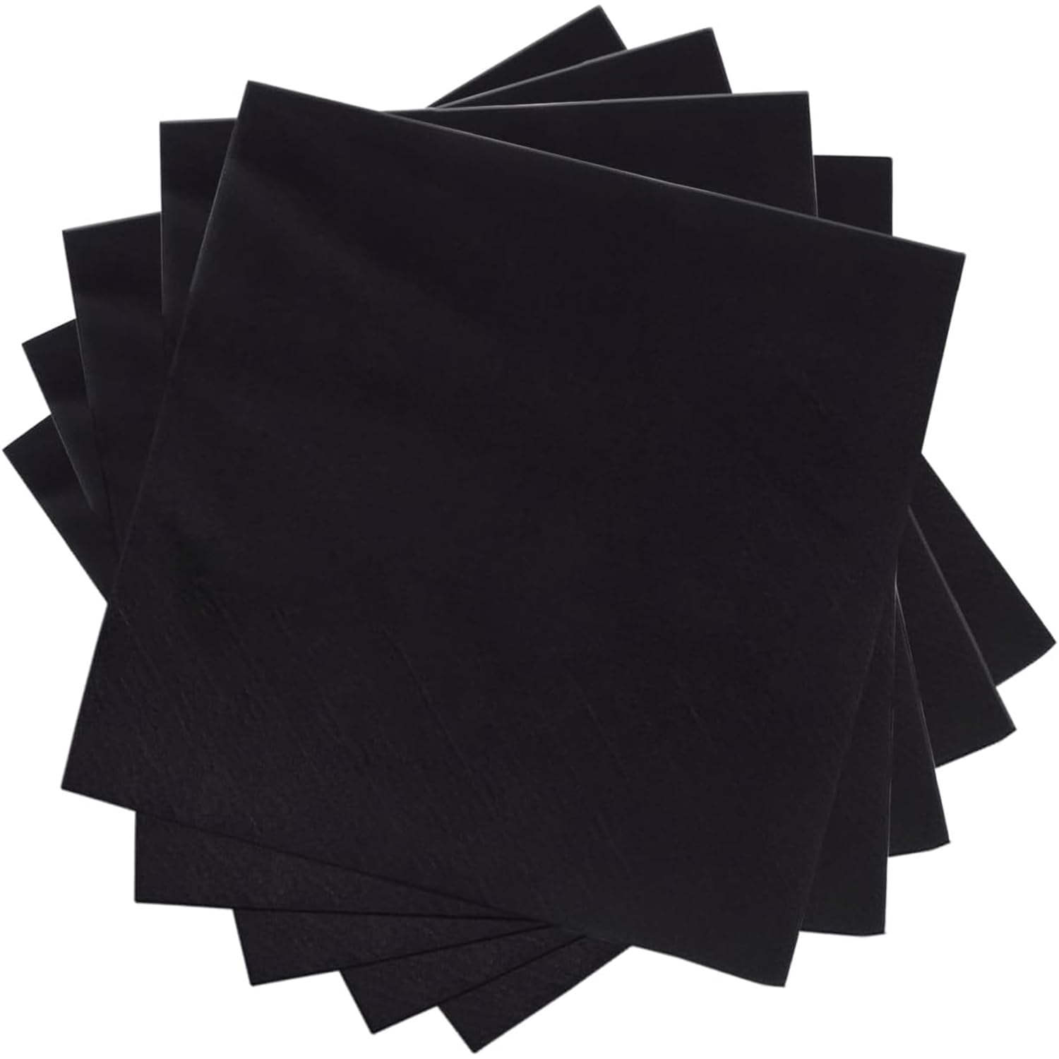 Valay Morcon servilletas negras de 2 capas para bebidas, protegen la mesa ante derrames.