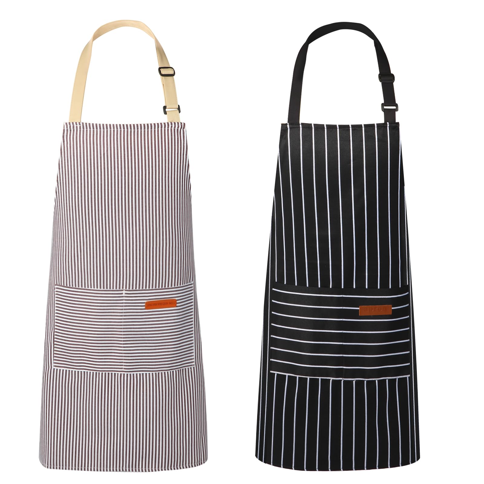 Delantal VALOME con dos bolsillos para cocinar, práctico y cómodo durante largas jornadas.
