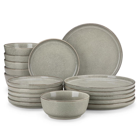 Vancasso ANYA plato de cena 26 cm en gris piedra para presentaciones elegantes.