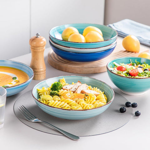Vancasso Bonita acabado cerámico azul mate aporta durabilidad y estilo en cada comida