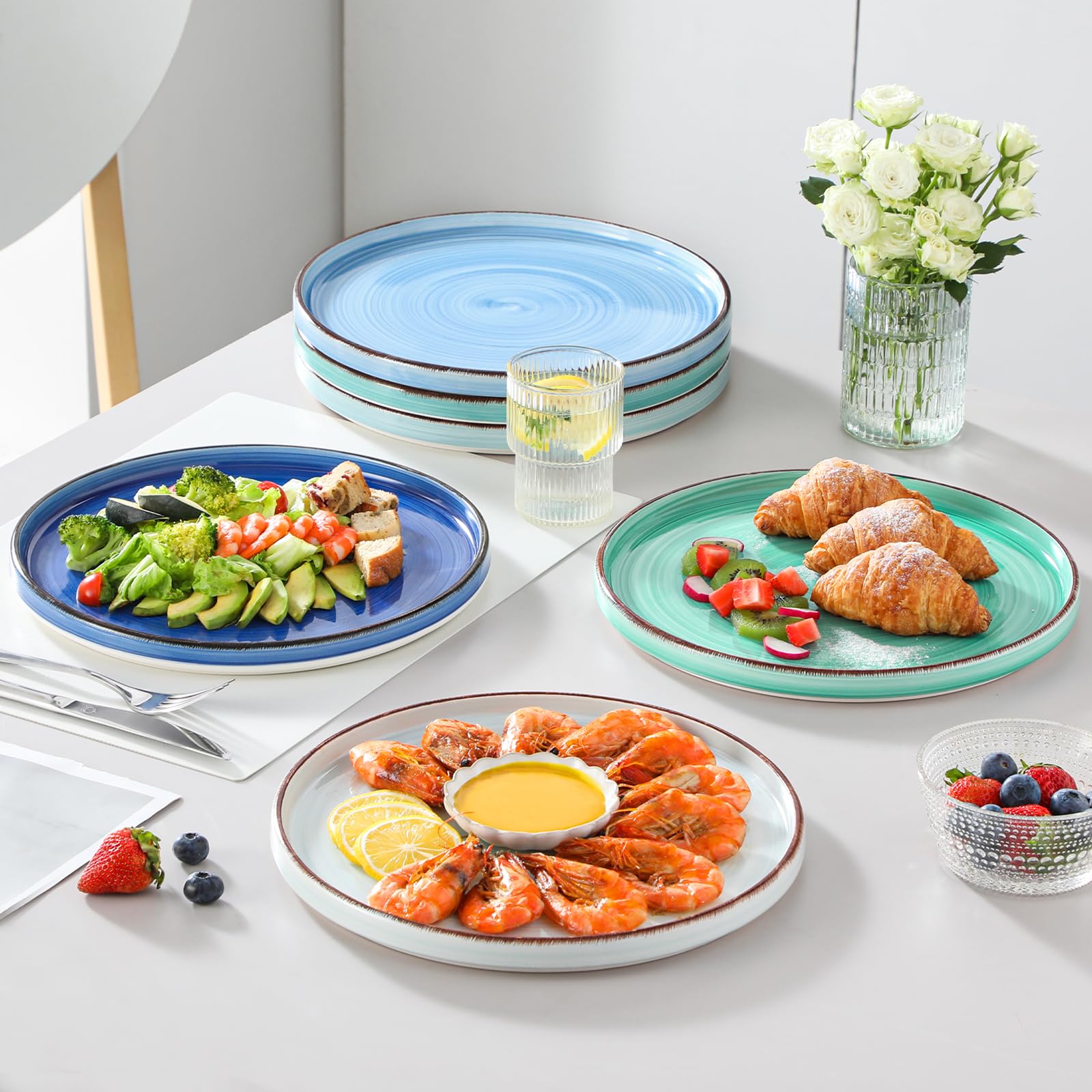 Vancasso Bonita plato apilable para ahorro de espacio en la cocina