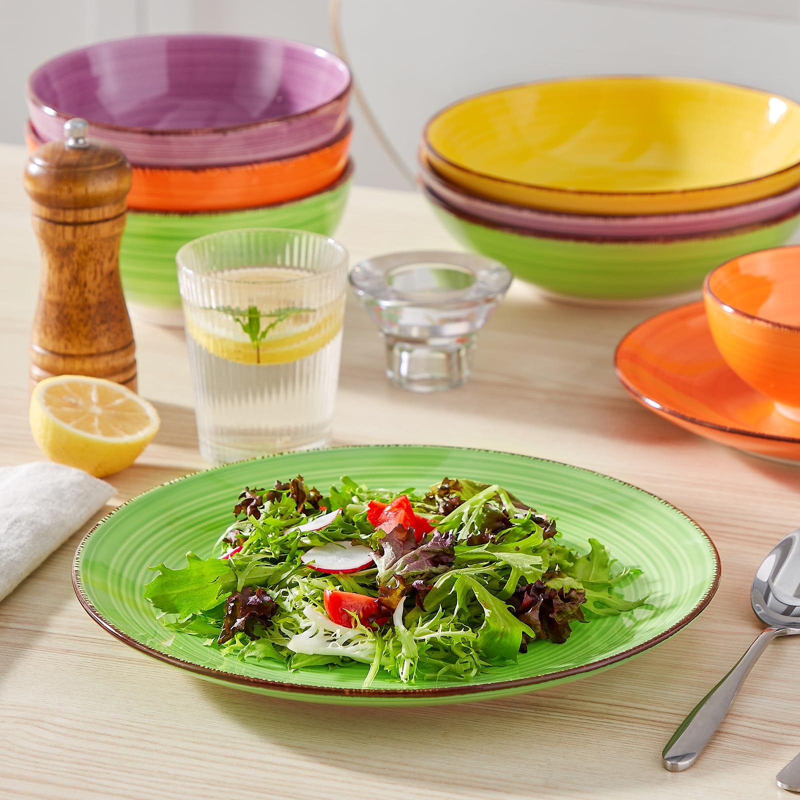 Vancasso Bonita: plato para platos principales, ensaladas y postres.
